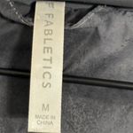 Fabletics M Puffer Jacket Black Gray Printed Marble Oversized FullZip Athleisure Photo 6