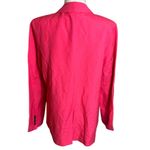 Ann Taylor  linen blend the Greenwich hot pink blazer Sz 14 Photo 4