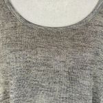 Lane Bryant  SZ 22/24 Top Gold Shimmery Stretch Hi-Low Hem Long Sleeve Scoop Neck Photo 1