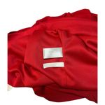 Boston Proper  One Shoulder Long Sleeve Ruched Bodycon Christmas Dress Red 0 Photo 11