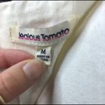 Jealous Tomato  floral white denim skirt Photo 2