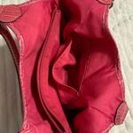 Pink Satchel Purse Faux Alligator Skin Shoulder Bag Photo 6