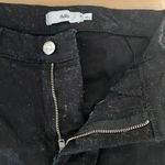 Adika  Cutout High Waisted Black Flare Jeans Photo 1