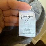 Jessica Simpson  heather grey rhinestone sweatshirt XS NWT Photo 6