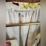 Daniel Rainn  Short Sleeve Floral Tropical Drawstring Waist Dress Small Surplice Photo 2