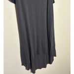 ALLSAINTS Silk Viscose Black & Gray High Low Hem Dress US 0 EU 32 Photo 6
