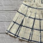 Pendleton Women's Pleat Print Dress Ivory/Blue Plaid NEW Size 4P Photo 1