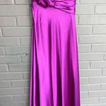 Vintage Y2K Scott McClintock Pink Maxi Dress Size 1 Flower Embellishment Photo 2