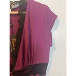 Beach Bunny Anise Romper Oxblood M Purple Loungewear Sleep Ribbed Lace Trim Photo 5