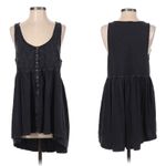 Free People Brooke  Black Tunic Dress Photo 5