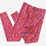 SAVAGE X FENTY Hotline High Waist Leggings M Heart Abstract Print Gym Dopamine Photo 8