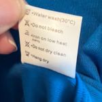 Reora Blue Bodysuit Long Sleeve Asymmetrical Neckline Top Size Large NWT Photo 6