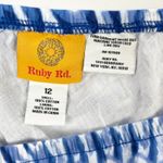 Ruby Rd Women Skirt Size 12 Boho Indie Tie Dye Midi Festival Coastal Cowgirl Art Blue Photo 6
