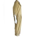 Banana Republic  Classic Beige Poplin Jumpsuit Size Medium Photo 3