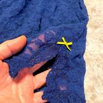 Victoria's Secret Victoria’s Secret Y2k lace navy blue lingerie slip / chemise Photo 5