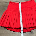 Goldhinge 12” Red Pleated Pocket Tennis Skirt Skort Size XS Photo 8