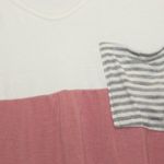 Moa Moa  Striped Color Block Tie Front Shirt Size XS Photo 4