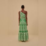 Farm Rio  Green Sweet Garden Maxi Dress M Photo 4