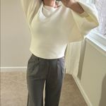 Zenana Outfitters Ribbed dolman balloon sleeve Sweater. M Photo 6