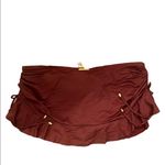 Swim Systems Dark Red Bikini Bottom with Skirt small Photo 5