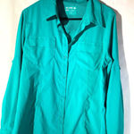 Reel Legends Reel Legend’s Saltwater Button Down Top.               Size P Medium Photo 0
