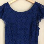 Francesca's miami Blue Eyelet Lace Skater Dress Y2K Coquette Girly Feminine Twee Photo 3