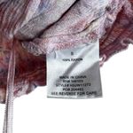 Hippie Rose  Crop Top Womens S Pastel Pink Floral Tie Front Smocked Coquette Photo 5