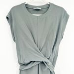 Modern Citizen Womens Fei Organic Cotton Blend Tie Front Midi Dress Size L Photo 2