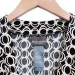 Bisou Bisou  Women’s Sz 8 Michele Bohbot Long Sleeve Wrap Midi Dress Link Chain Photo 2