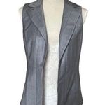 Adrienne Vittadini Vittadini Women’s Wool Blend Open Front Vest Sleeveless Blazer Jacket Size S Photo 0