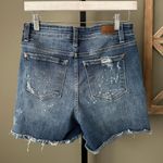 Judy Blue  Jean Shorts Women’s M Beach Splash Mid Rise Stretch Photo 2