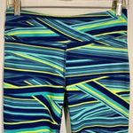 Everlast Striped Neon Workout Leggings Women’s Size Medium Photo 1