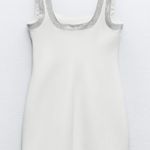 ZARA White Mini Dress Photo 1