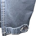 Style & Co navy blue with tan stitching cotton denim look pants 20W Photo 1