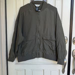 Vuori Capri Bomber Jacket in Oregano Green Size Large (Flaw) Photo 0