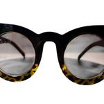 Womens Cat Eye Sunglasses Black Tortoise Round Frame Fashion Eyewear Photo 4