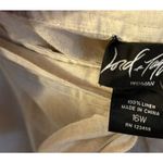 Lord and Taylor linen pants 16W creamy beige EUC Photo 3