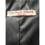 Vtg June Taylor Cat Tapestry Vest Kitty Feline Button Front Brown Black Size M Photo 1