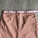 Forever 21  Pink Button Up Skirt Size M Photo 5