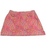 EP Sport Pink Multicolor Paisley Athletic Skort Golf Tennis Pickleball 14 Photo 1
