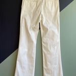 CELINE NWOT Phoebe Philo White Cotton Straight Leg Pants, Sz 34 Photo 2