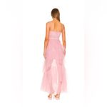 BCBGMAXAZRIA  Corset Tulle Gown in Pink Tint Photo 2