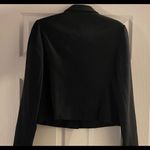 Loft Black Wool Spandex Blend Lined Blazer Size 6 Photo 3