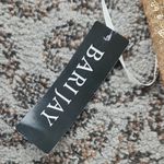 Bari Jay 1624 Sequins Spaghetti Strap Maxi Gown Gold 4 Photo 3