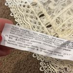 ZARA Women’s Ivory Square Neckline All Lace Top Photo 6