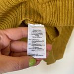 Madewell Crewneck sweater burnt yellow gold boxy crop pockets women’s size XXS Photo 4