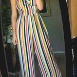 Xhilaration Striped Jumpsuit Photo 0