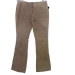 Joe Boxer Suede Leather Lace Up Leg Flare Pants Size 5 Festival BOHO Hippie NEW Photo 7