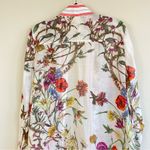 Aratta Silent Journey Embroidered Floral Shirt Kimono Size XL Green Size L Photo 12
