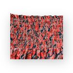 Ramy Brook ✿ Ronnie Tiered Chiffon Ruffle Mini Skirt ✿ Pink Leaf Print ✿ Large Photo 7